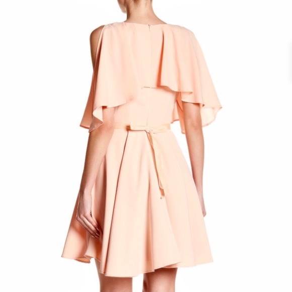 NEW JAY X JAYGODFREY PINK COLD-SHOULDER MINI DRESS - Picture 7 of 9